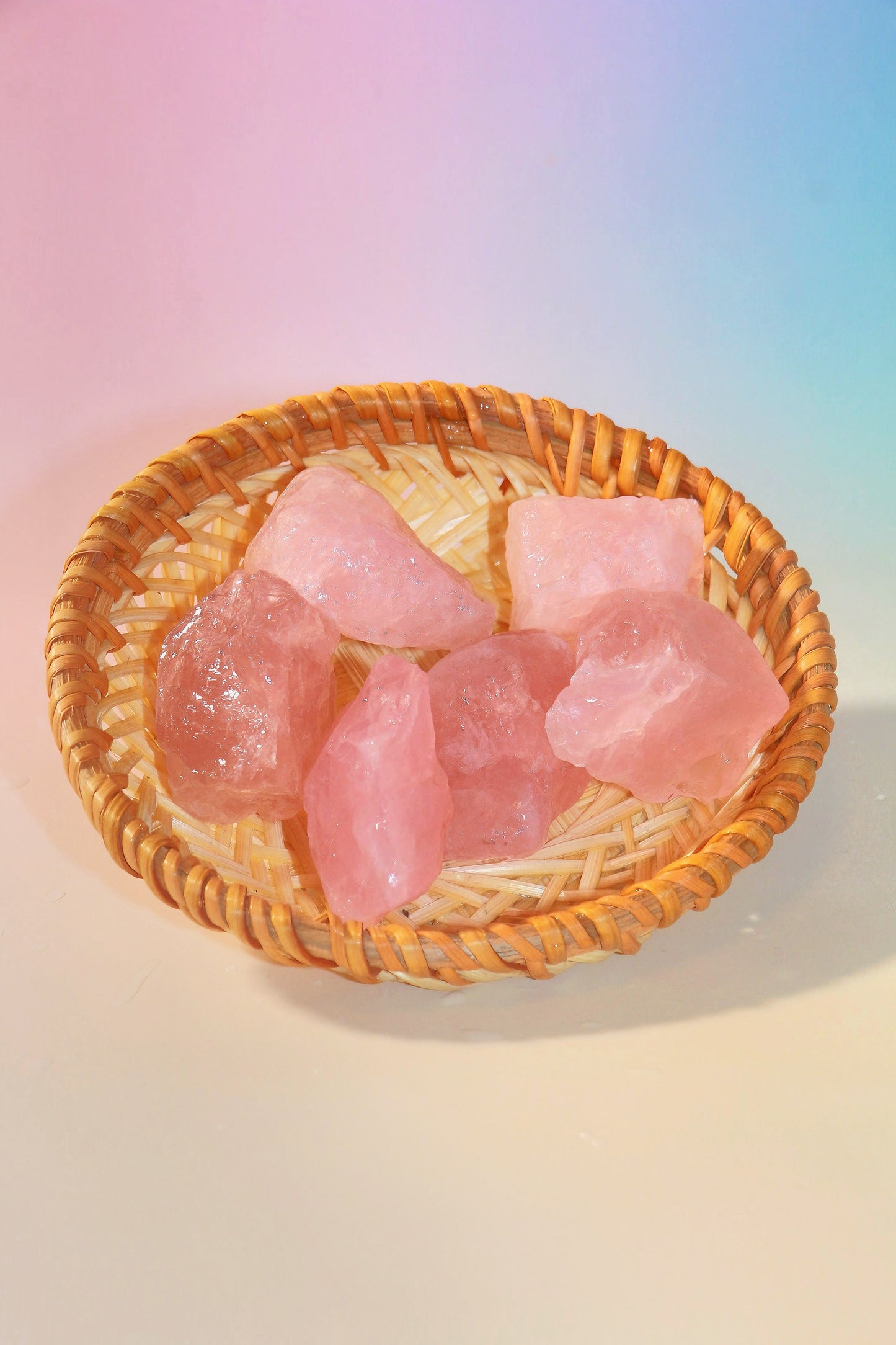 Rose quartz tumbles 100g