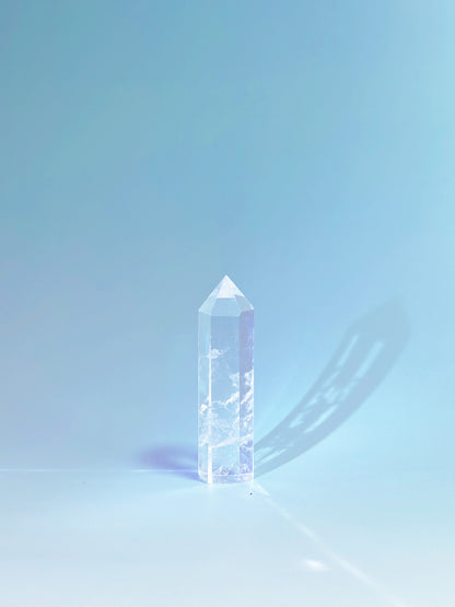 Clear quartz point