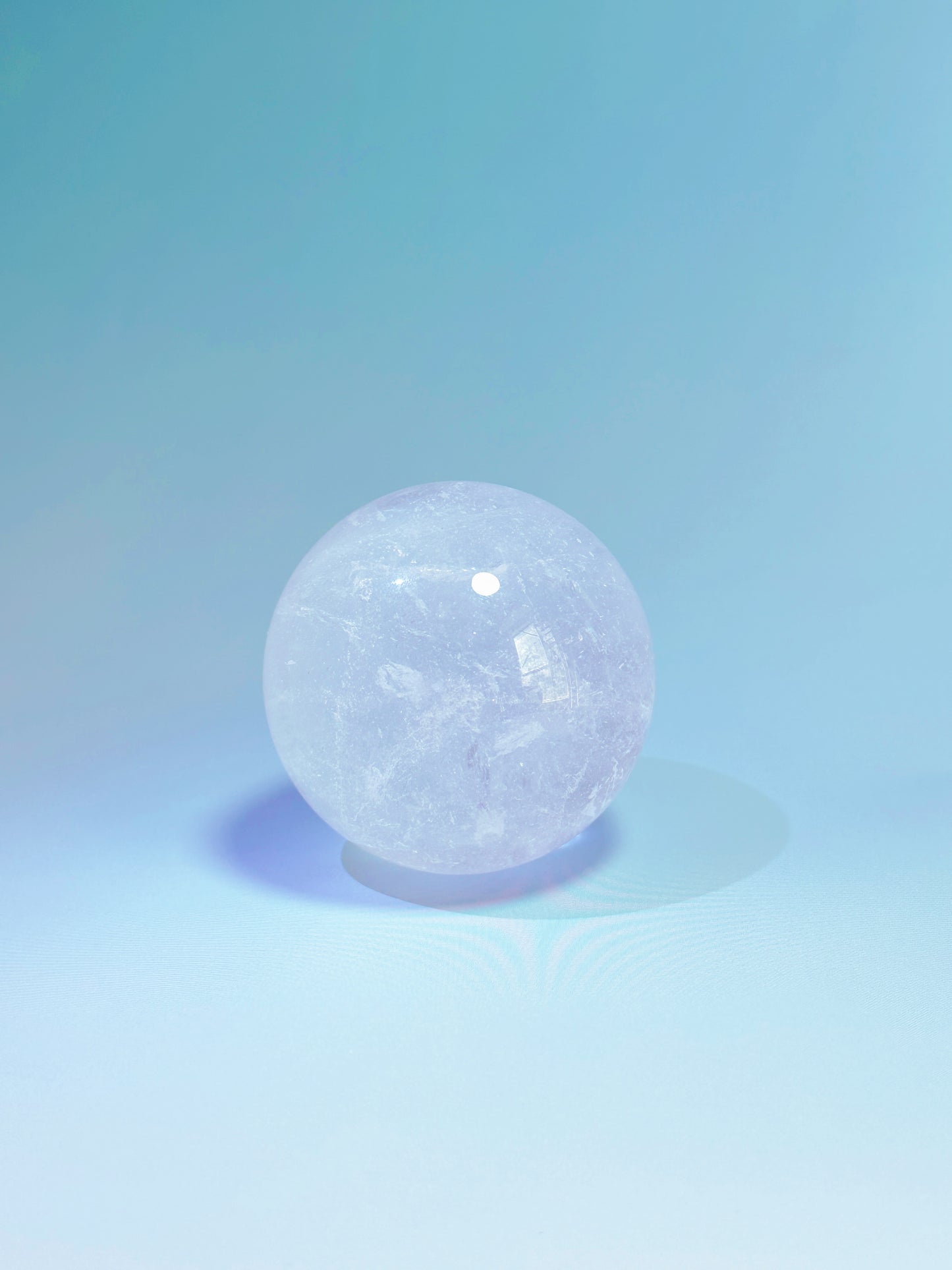 Clear quartz ball